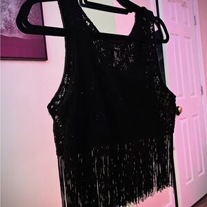 “Forever 21” Women’s Fringe Top